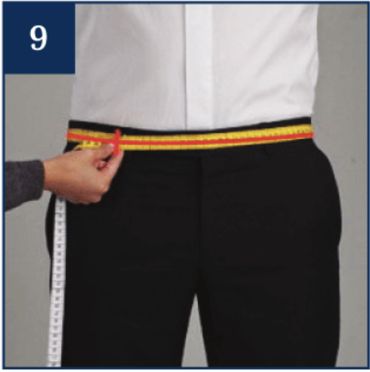How to measure the pant waist