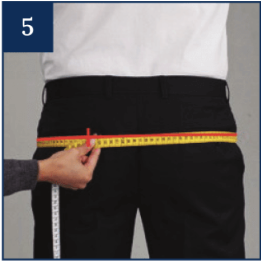 How to measure the hips