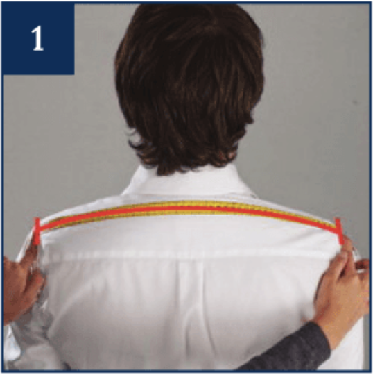 How to measure the shoulder