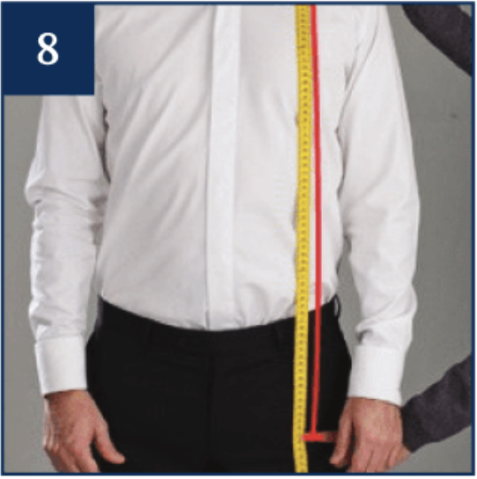 How to measure the jacket length