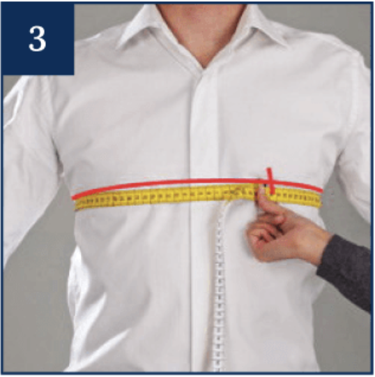 How to measure the chest