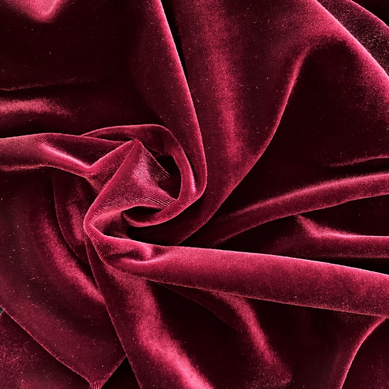 Velvet fabric close-up