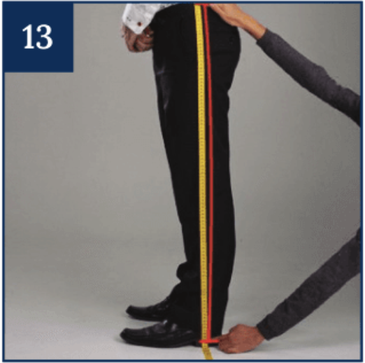 How to measure the pant length