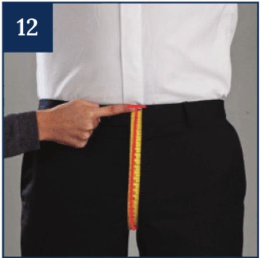 How to measure the crotch