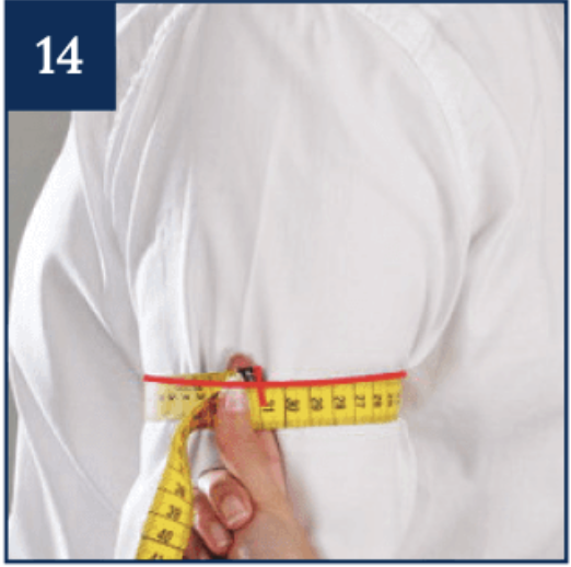 How to measure the bicep